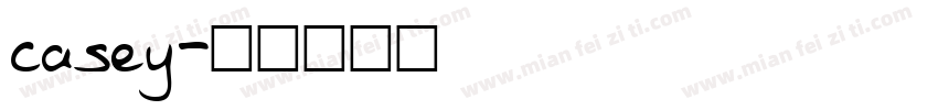 casey字体转换