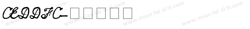 CEDDFC字体转换
