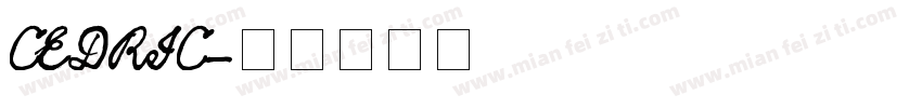 CEDRIC字体转换