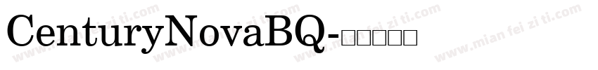 CenturyNovaBQ字体转换
