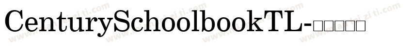 CenturySchoolbookTL字体转换