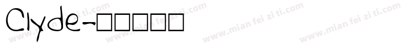 Clyde字体转换