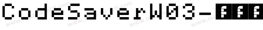 CodeSaverW03字体转换