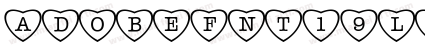 AdobeFnt19lst字体转换