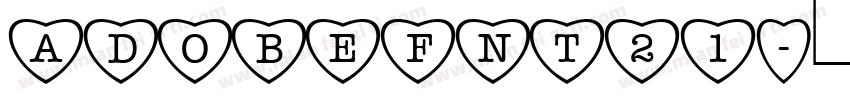AdobeFnt21字体转换