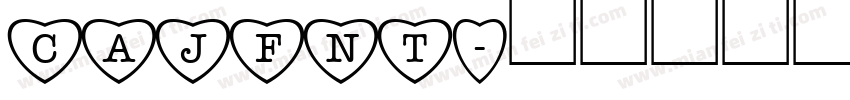 cajfnt字体转换