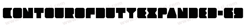 ContourOfDutyExpanded-G9dy字体转换