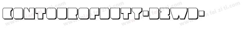 ContourOfDuty-D2wd字体转换