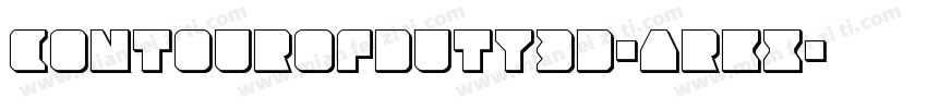 ContourOfDuty3D-ArKx字体转换