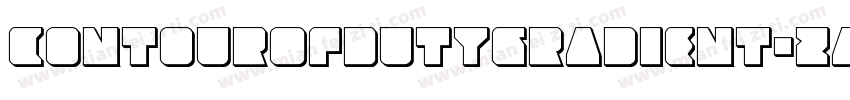 ContourOfDutyGradient-zaDG字体转换