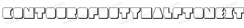 ContourOfDutyHalftoneItal-yWDq字体转换