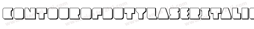 ContourOfDutyLaserItalic-n7eJ字体转换