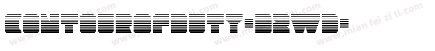 ContourOfDuty-D2wd字体转换