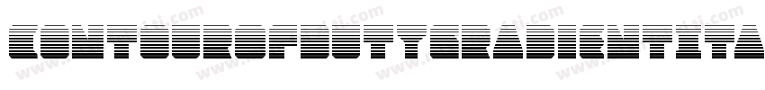 ContourOfDutyGradientItal-5qJx字体转换