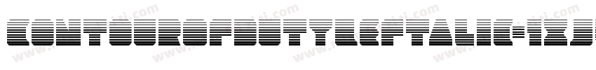 ContourOfDutyLeftalic-1xJ4字体转换