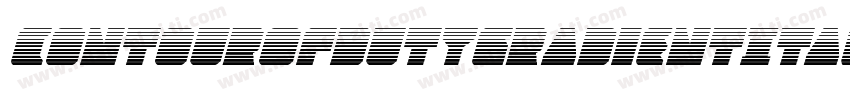 ContourOfDutyGradientItal-5qJx字体转换