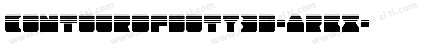 ContourOfDuty3D-ArKx字体转换