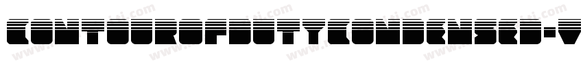 ContourOfDutyCondensed-VZx0字体转换