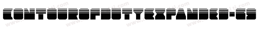 ContourOfDutyExpanded-G9dy字体转换