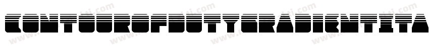 ContourOfDutyGradientItal-5qJx字体转换
