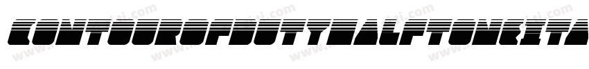 ContourOfDutyHalftoneItal-yWDq字体转换
