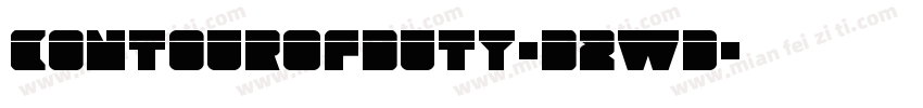 ContourOfDuty-D2wd字体转换