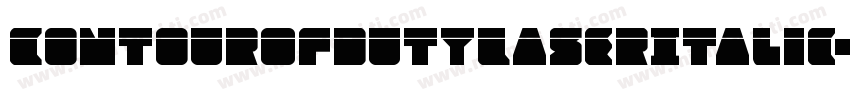 ContourOfDutyLaserItalic-n7eJ字体转换