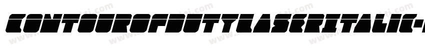 ContourOfDutyLaserItalic-n7eJ字体转换