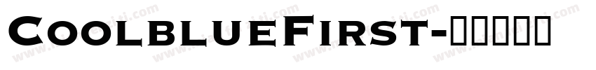 CoolblueFirst字体转换