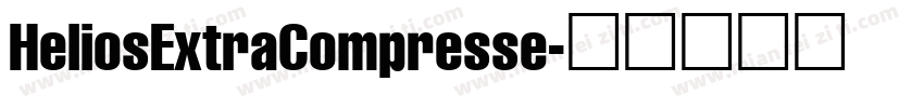 HeliosExtraCompresse字体转换