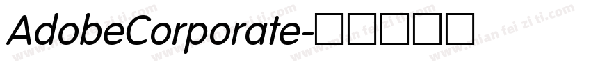 AdobeCorporate字体转换