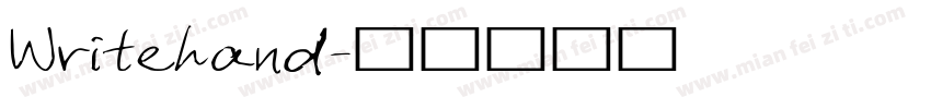 Writehand字体转换
