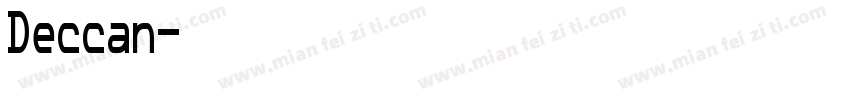 Deccan字体转换