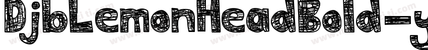 DjbLemonHeadBold-ynn5字体转换