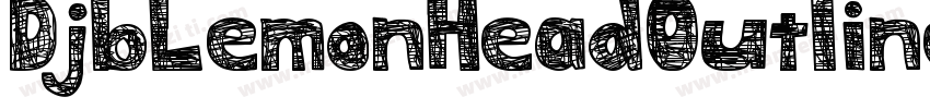 DjbLemonHeadOutlined-pOqR字体转换