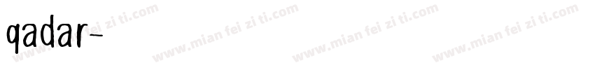 qadar字体转换