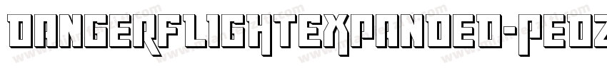 DangerFlightExpanded-PedZ字体转换