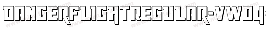DangerFlightRegular-vWO4字体转换