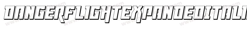 DangerFlightExpandedItalic-LgvE字体转换