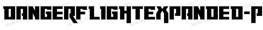 DangerFlightExpanded-PedZ字体转换