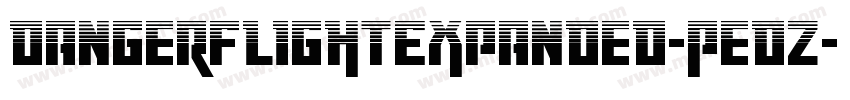 DangerFlightExpanded-PedZ字体转换