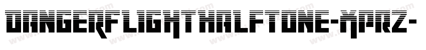 DangerFlightHalftone-XpRZ字体转换