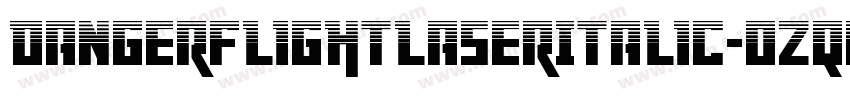 DangerFlightLaserItalic-0ZqG字体转换