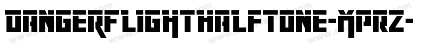 DangerFlightHalftone-XpRZ字体转换
