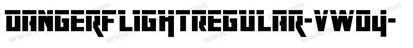 DangerFlightRegular-vWO4字体转换