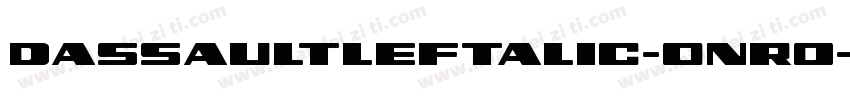 DassaultLeftalic-onr0字体转换