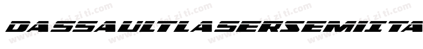 DassaultLaserSemiItalic-g6qR字体转换