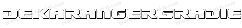 DekarangerGradient-63oo字体转换