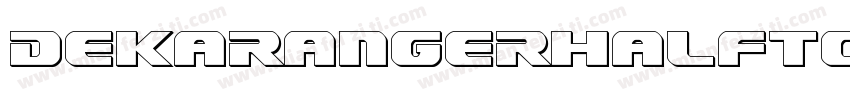 DekarangerHalftone-9DeZ字体转换