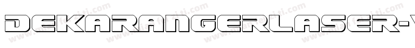 DekarangerLaser-vzry字体转换